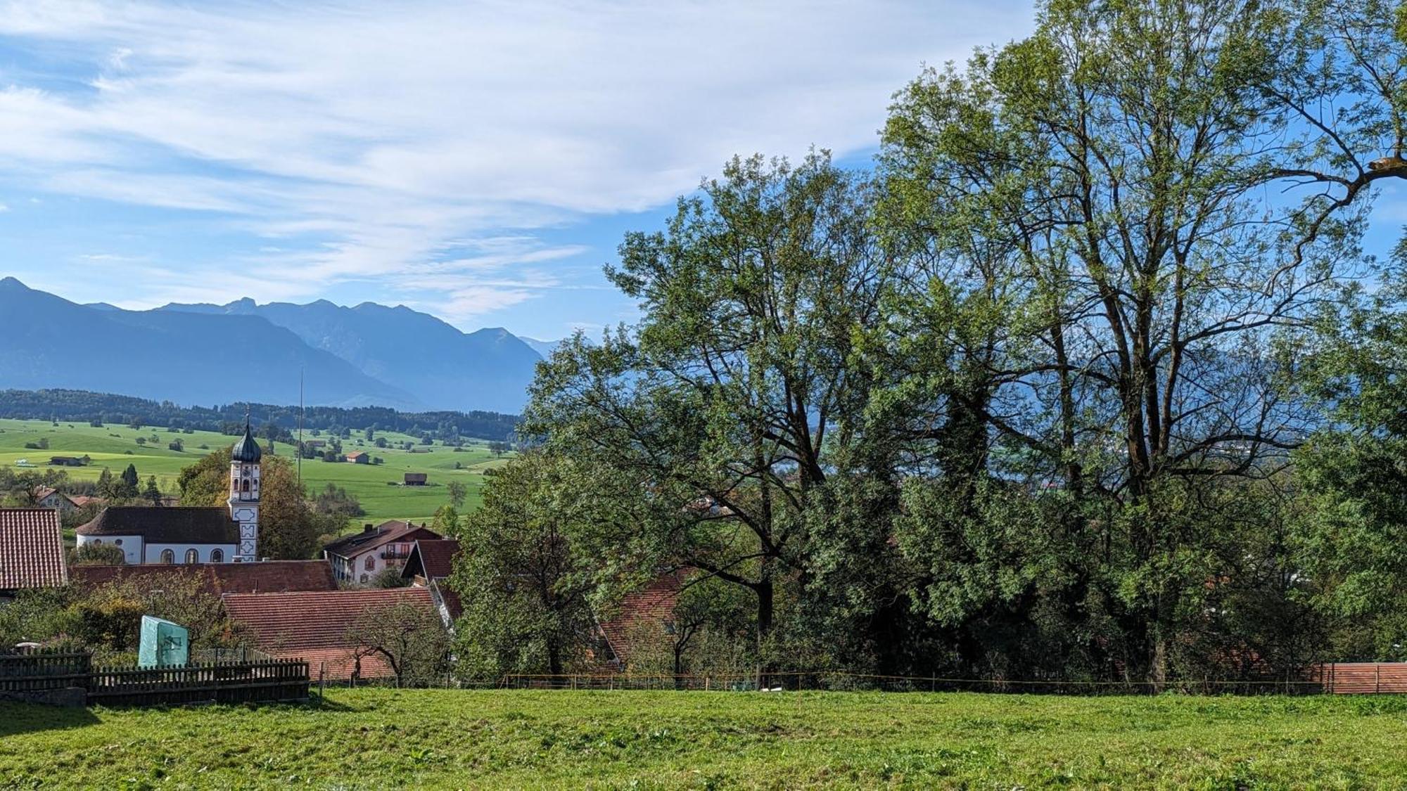 Liboria I Traumhafte Ferienwohnung In Aidling Am Riegsee Mit Atemberaubendem Panoramablick! エクステリア 写真